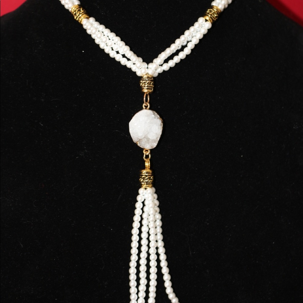 Handmade necklace and bracelet by me